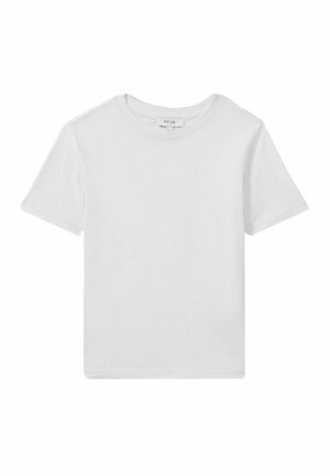 REISS BLESS CREW NECK T-SHIRT - Základné tričko - white