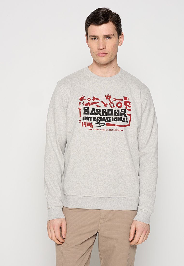 Barbour International Sweater grijs