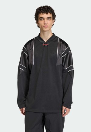 LOOSE - Langærmet T-shirt - black