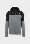 POLARTEC POWERGRID STORMGAP HOODIE - Яке от полар - grey/black