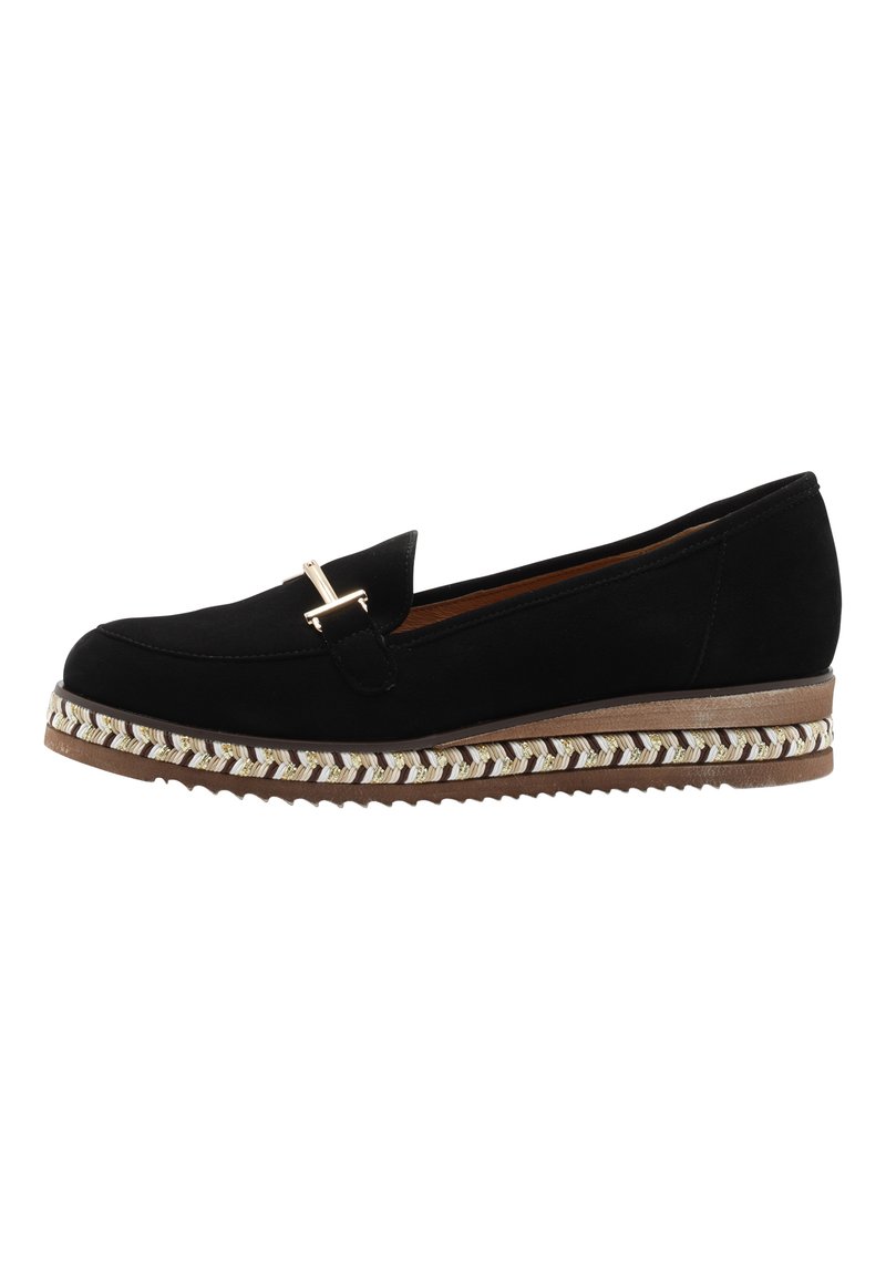 Damen Halbschuhe | usha Slipper schwarz - ZE97623 Damen Halbschuhe | usha Slipper schwarz - ZE97623
