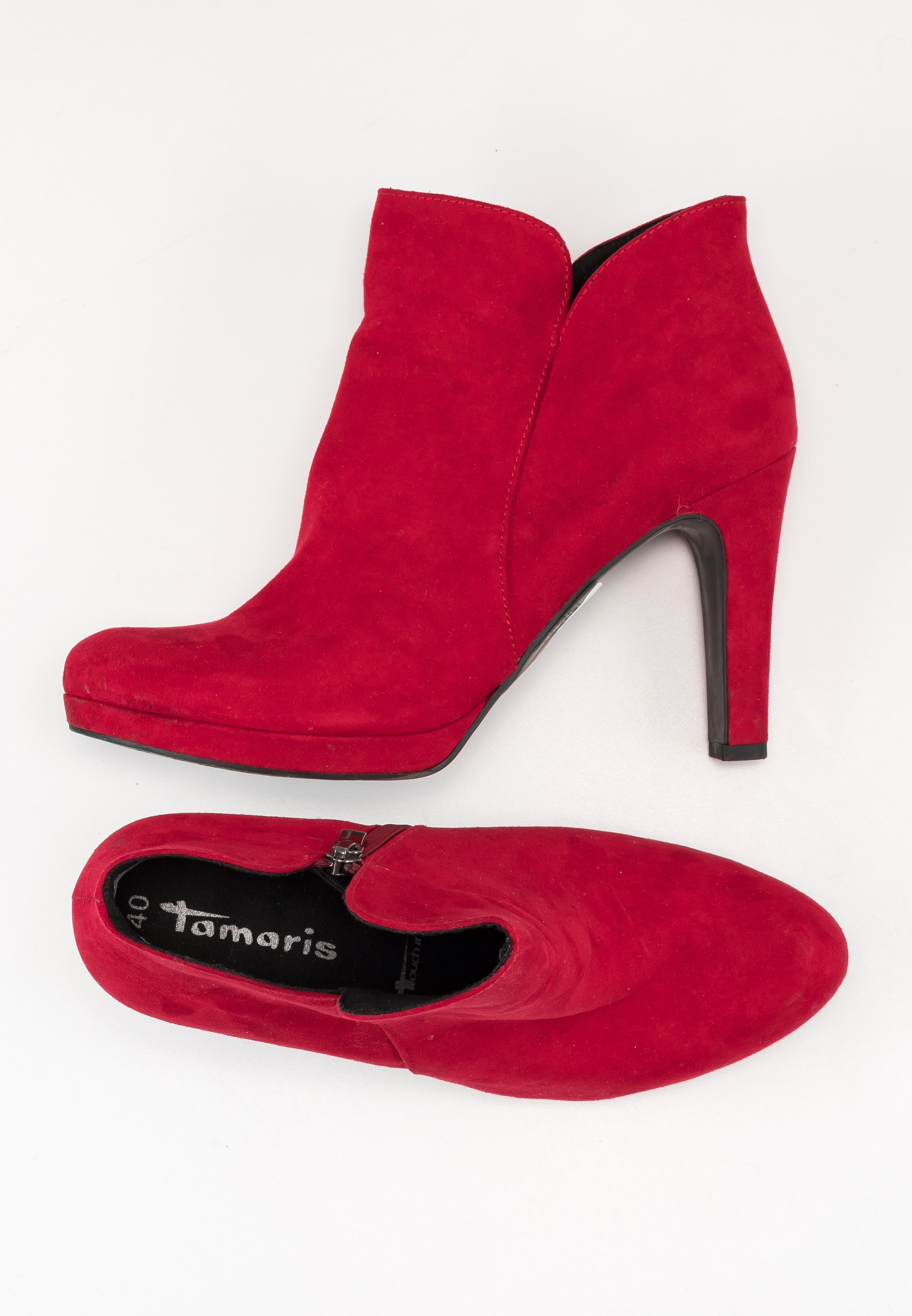 Zalando Tamaris Rode Enkellaarsjes Rode Enkellaarsjes Zalando