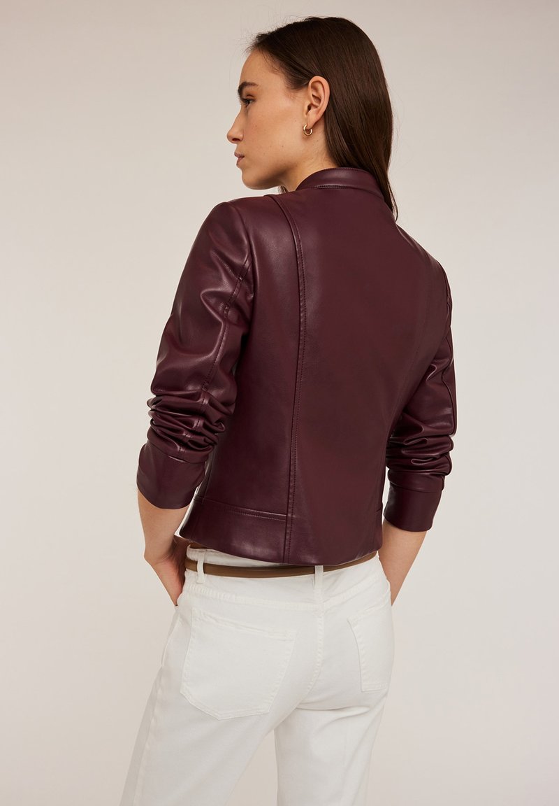 Motivi CON SHAPING Giacca in similpelle bordeaux