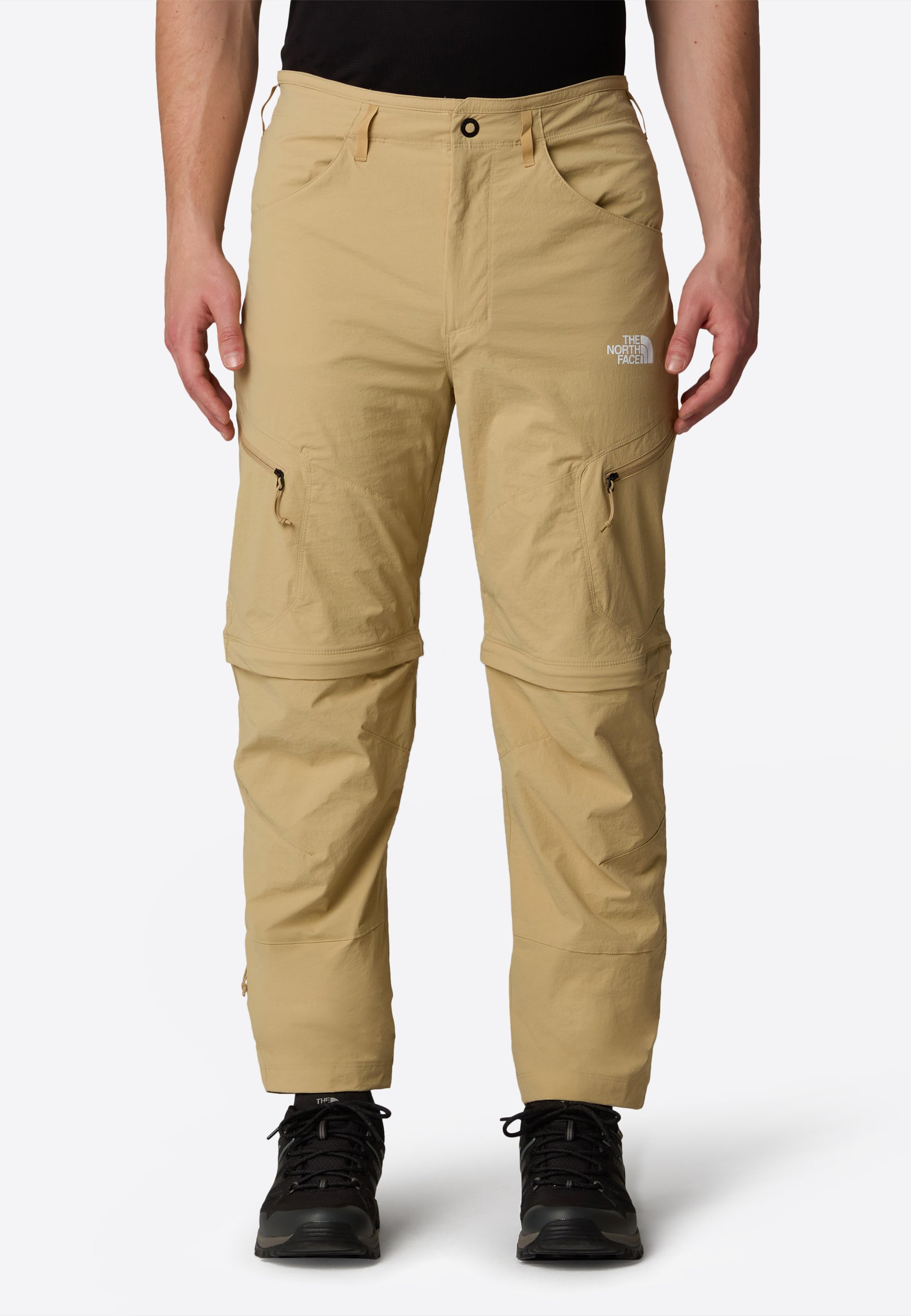 Pantalon Cargo Randonnée MIER Femme - Taille 8 - Beige, Léger, 6 Poches Sécurisées