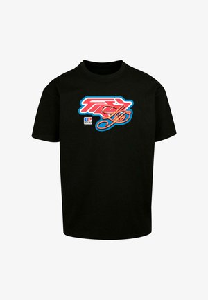 Upscale by Mister Tee, FAST LIFE - Trükipildiga T-särk - black