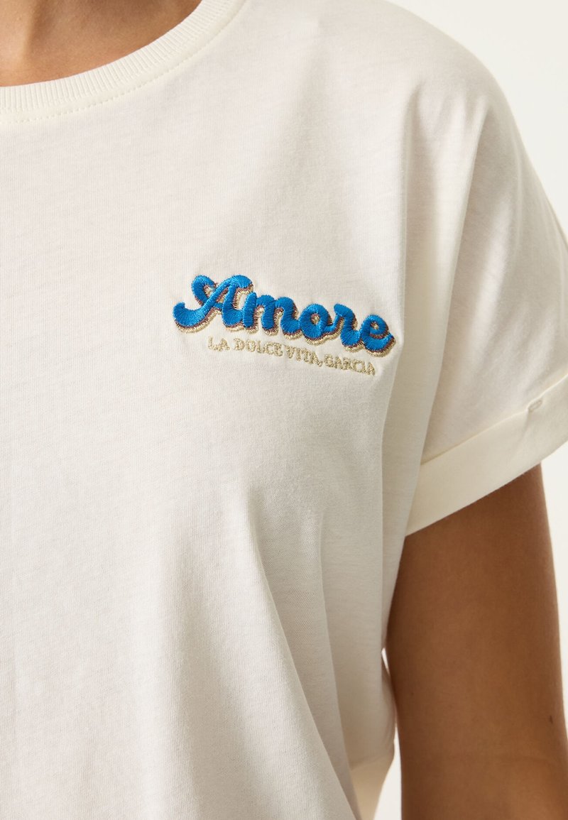 Garcia Second hand T-shirt con stampa - black