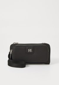 KARL LAGERFELD MONOGRAM POUCH - Rankinė per petį - black
