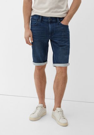 REGULAR - Jeans Shorts - dunkelblau