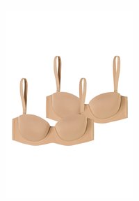 Schiesser 2-PACK UNIQUE MICRO - Strapless BH - maple