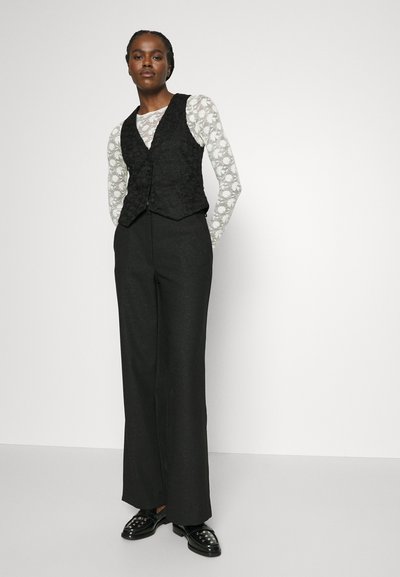 Ida Sjöstedt BRIELLE - Παντελόνι - black glimmer