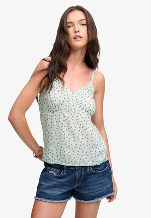 Superdry & Co, SUPERDRY CAMI TOP.. - Top - off white/ditsy floral