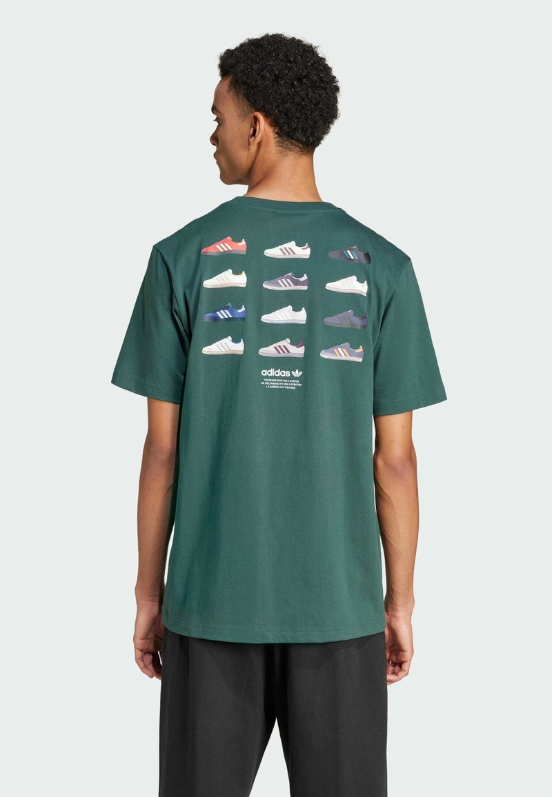 adidas Originals SUPPLY SPORT 3 - T-Shirt print - mineral green  