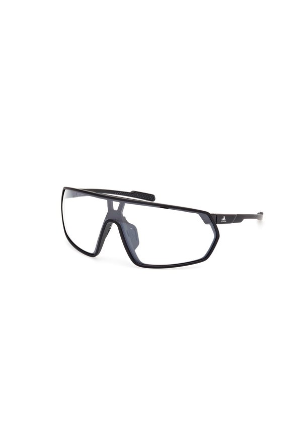 Sonnenbrille - nero grigio fumo scuro specchiato