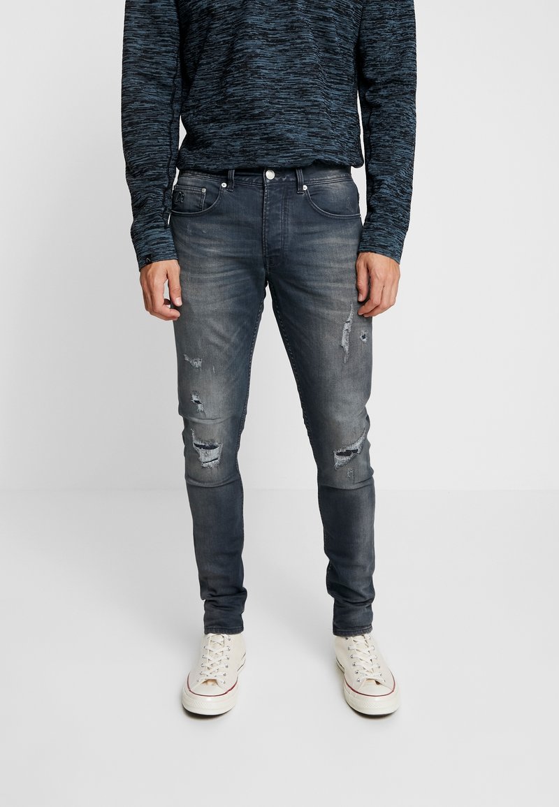 CHASIN' Jeans slim fit - dark-blue denim