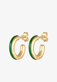 Kijelölve, gold-coloured/grün