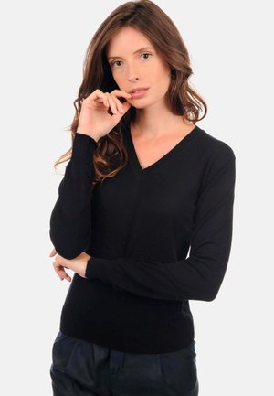 FAUSTINE - Pullover - black