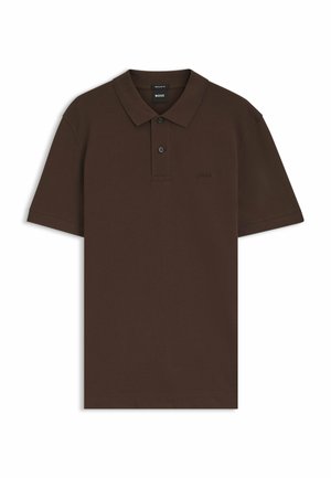 BOSS, PALLAS - Poloshirt - dark brown nine