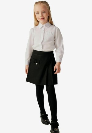REGULAR FIT - Veckad kjol - grey