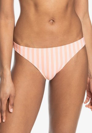 INTO THE SUN MODERATE - Bikini bottoms - papaya punch novelta stripe h