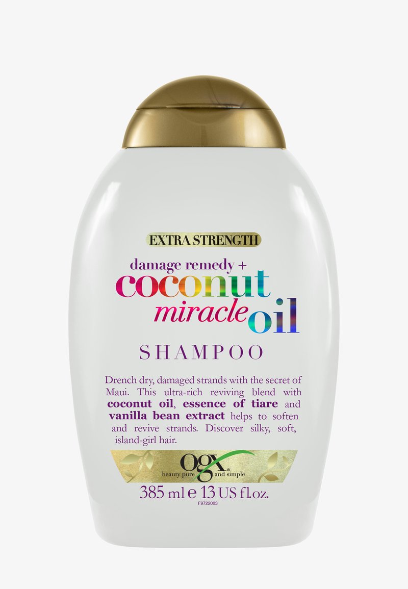 ogx - OGX DAMAGE REMEDY + COCONUT MIRACLE OIL EXTRA STRENGTH - SHAMPOO - Schampo, Förstora