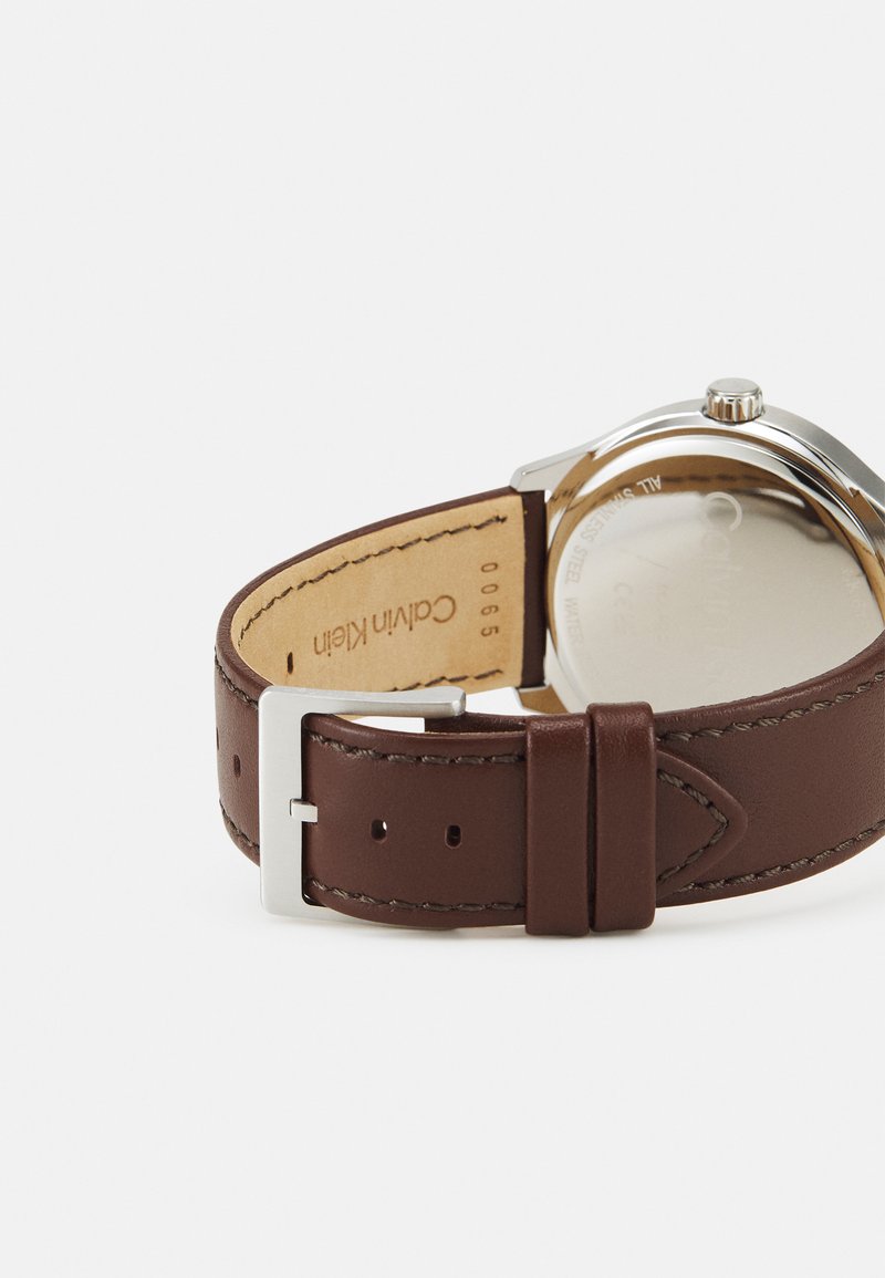 Calvin Klein Uhr dark brown/dunkelbraun