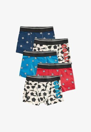 Next, TRUNKS 5 PACK - REGULAR FIT - Kurze Boxershorts - red blue football