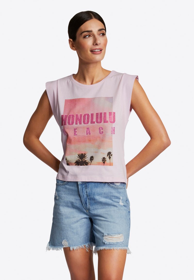 Rich & Royal MIT HONOLULUPRINT Tshirt print floral pink/roze