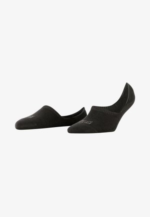 FALKE INVISIBLE STEP HIGH CUT - Enkelsokken - black