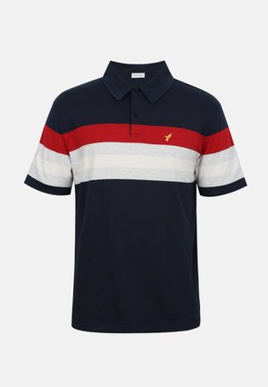 Pier One, Poloshirt - navy/grey/red