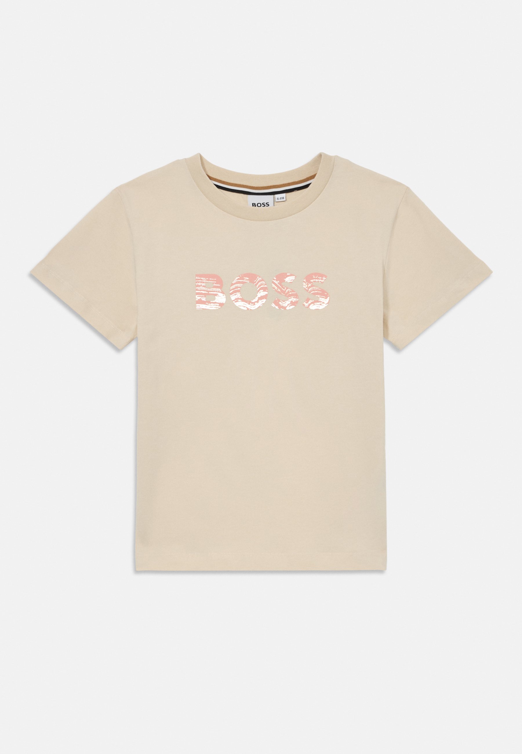 BOSS Kidswear JUNIOR SHORT SLEEVES TEE Print T-shirt sand