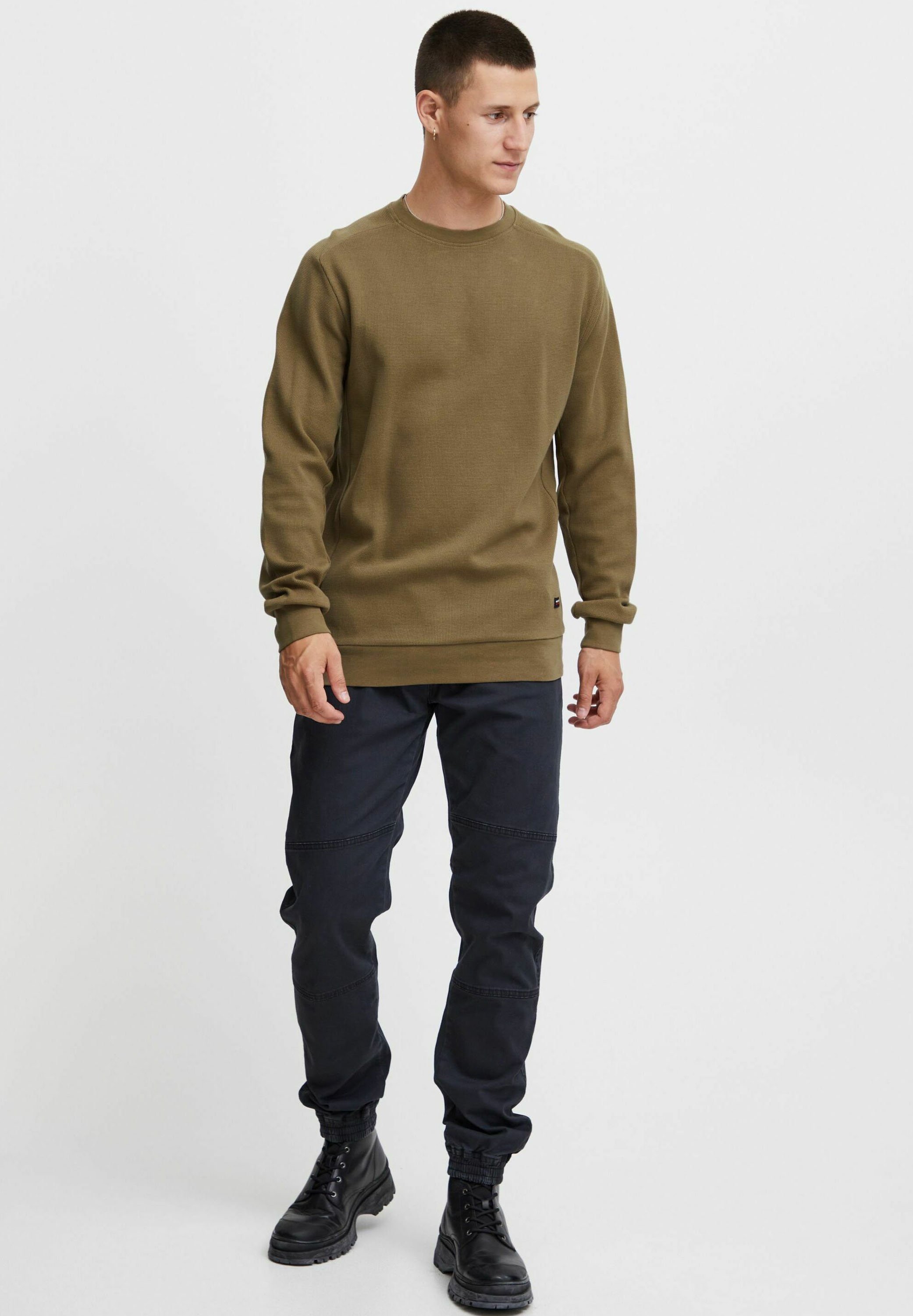 Sudadera Cuello Alto Hombre Indicode INCorey - Corte Regular, Marca Danesa, Lavable 40°C