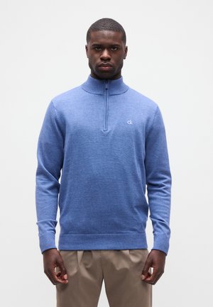 AVENUE HALF ZIP SWEATER - Strickpullover - denim