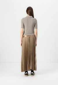 JDY JDYAMALFI MIDI PLEAT SKIRT - Maxisukňa - sepia tint