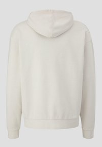 QS MIT FRONTPRINT - Hoodie - wollweiß