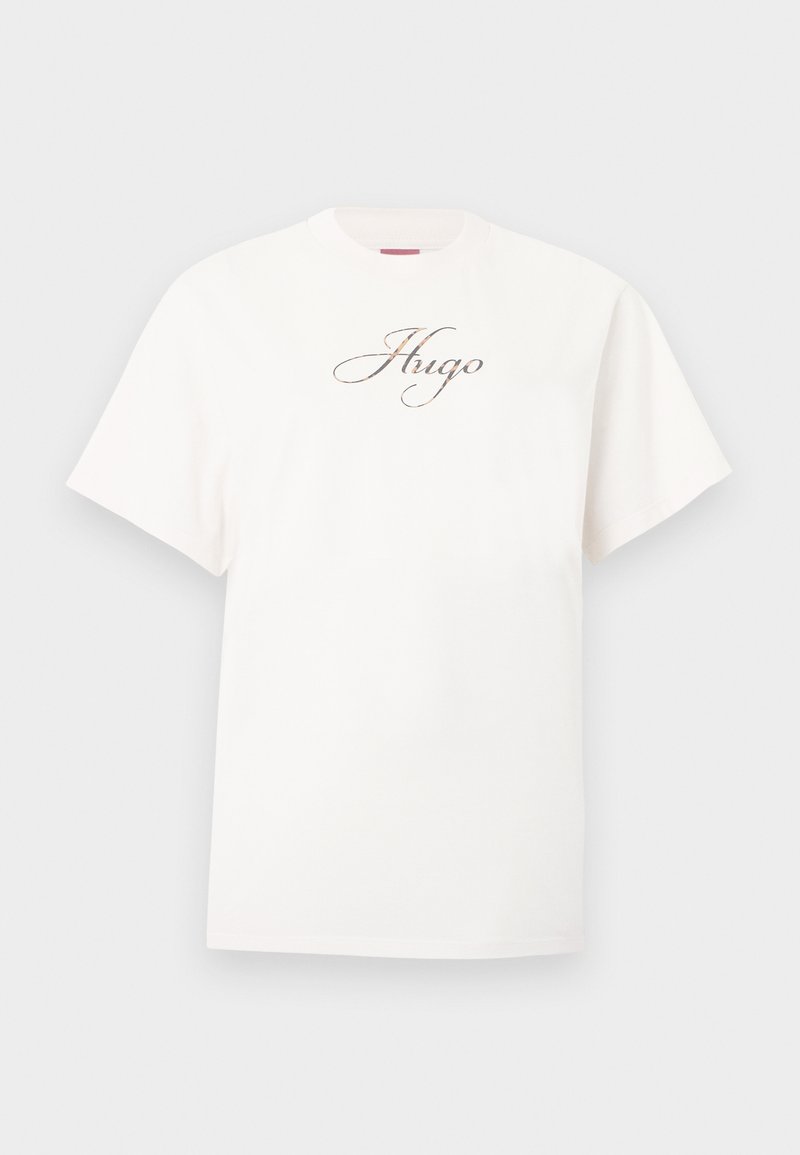 HUGO VINTAGE TEE - Camiseta estampada - natural/crema - Zalando.es