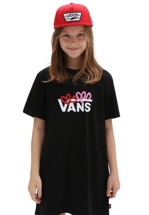 Vans LOVE TEE - Vestito di maglina - black
