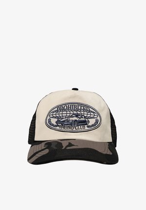 PROHIBITED RACECORE TRUCKER CAP UNISEX - Cap - cream camouflage