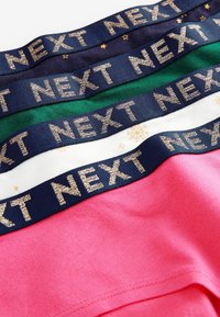 Next RICH LOGO KNICKERS FOUR PACK - Fecskék - gold sparkle  green  pink