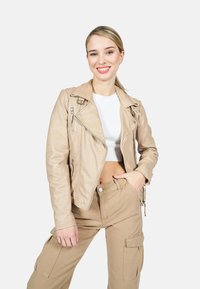 Freaky Nation PRINCESS - Leren jas - beach