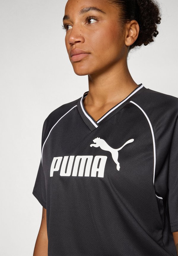 RELAXED CROPPED FOOTBALL - Print T-shirt4