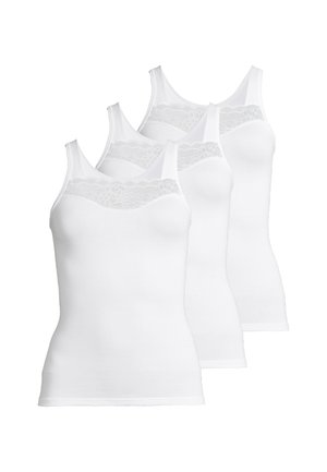 3ER PACK - Unterhemd/-shirt - weiß