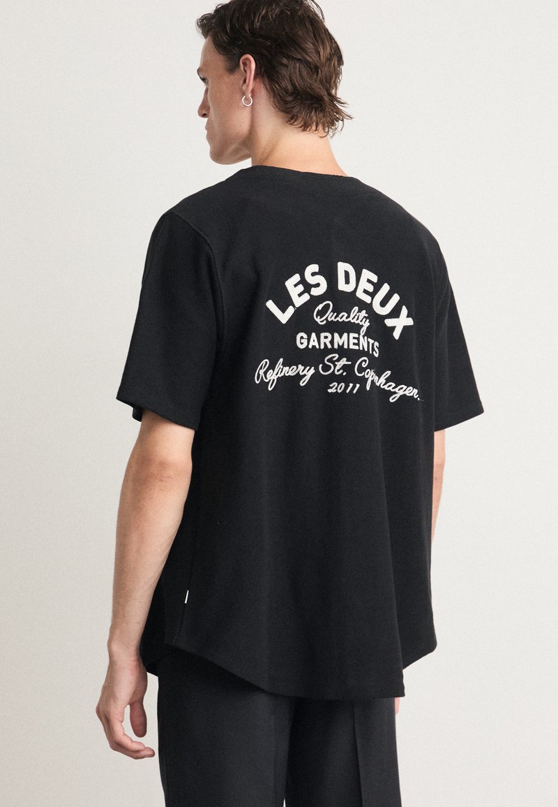 Les Deux BARRY BASEBALL - Marškiniai - black