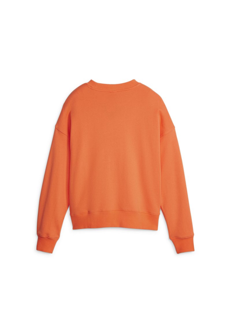 orange crewneck