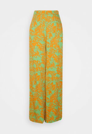 ONLALMA LIFE PALAZZO PANT - Tygbyxor - vibrant green