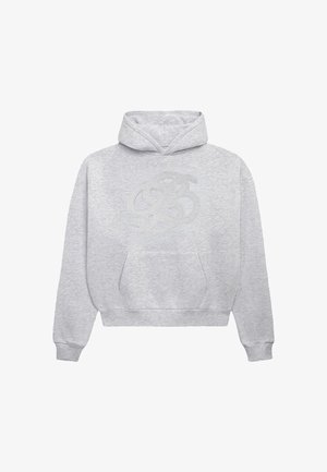 PROHIBITED, DOUBLE P HOODIE - Φούτερ με κουκούλα - grey melange