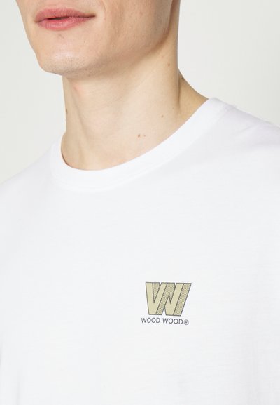 WOOD WOOD SAMI LOGO - Βασικό μπλουζάκι - white