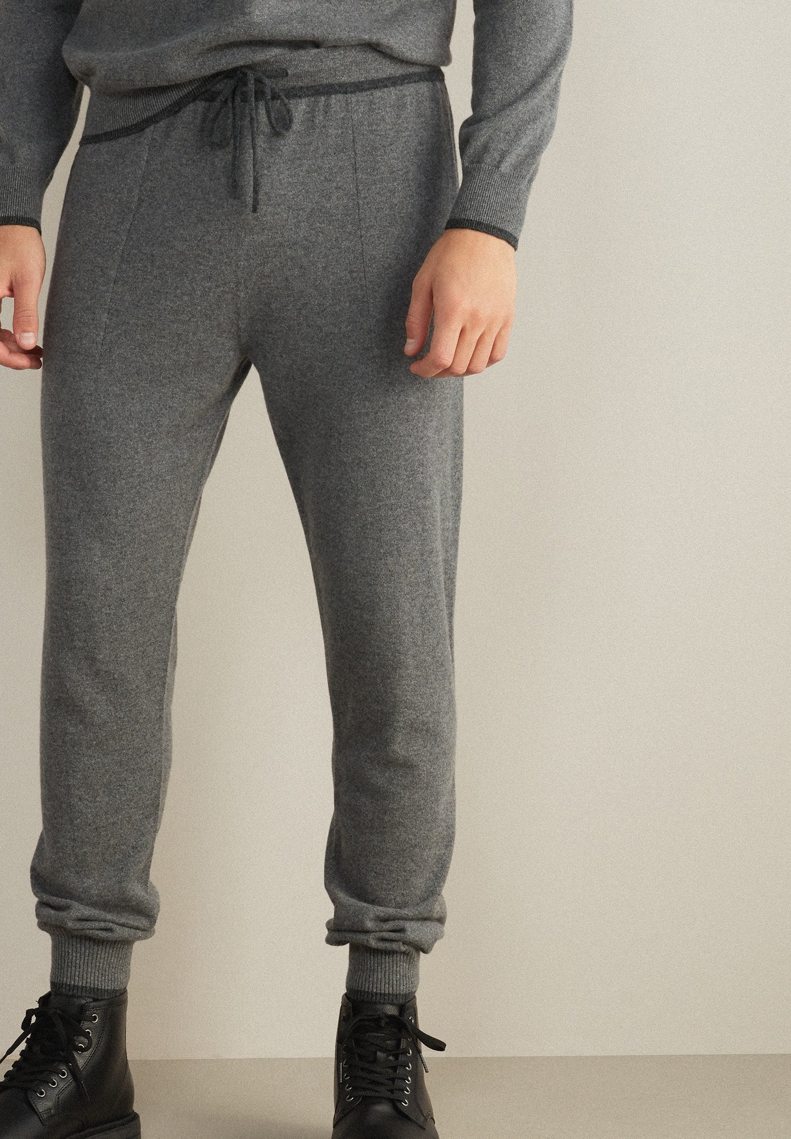 Falconeri Pantaloni sportivi - grigio mel scuro/grigio screziato - Zalando