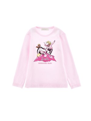 Monnalisa Camiseta de manga larga - rosa fairytale