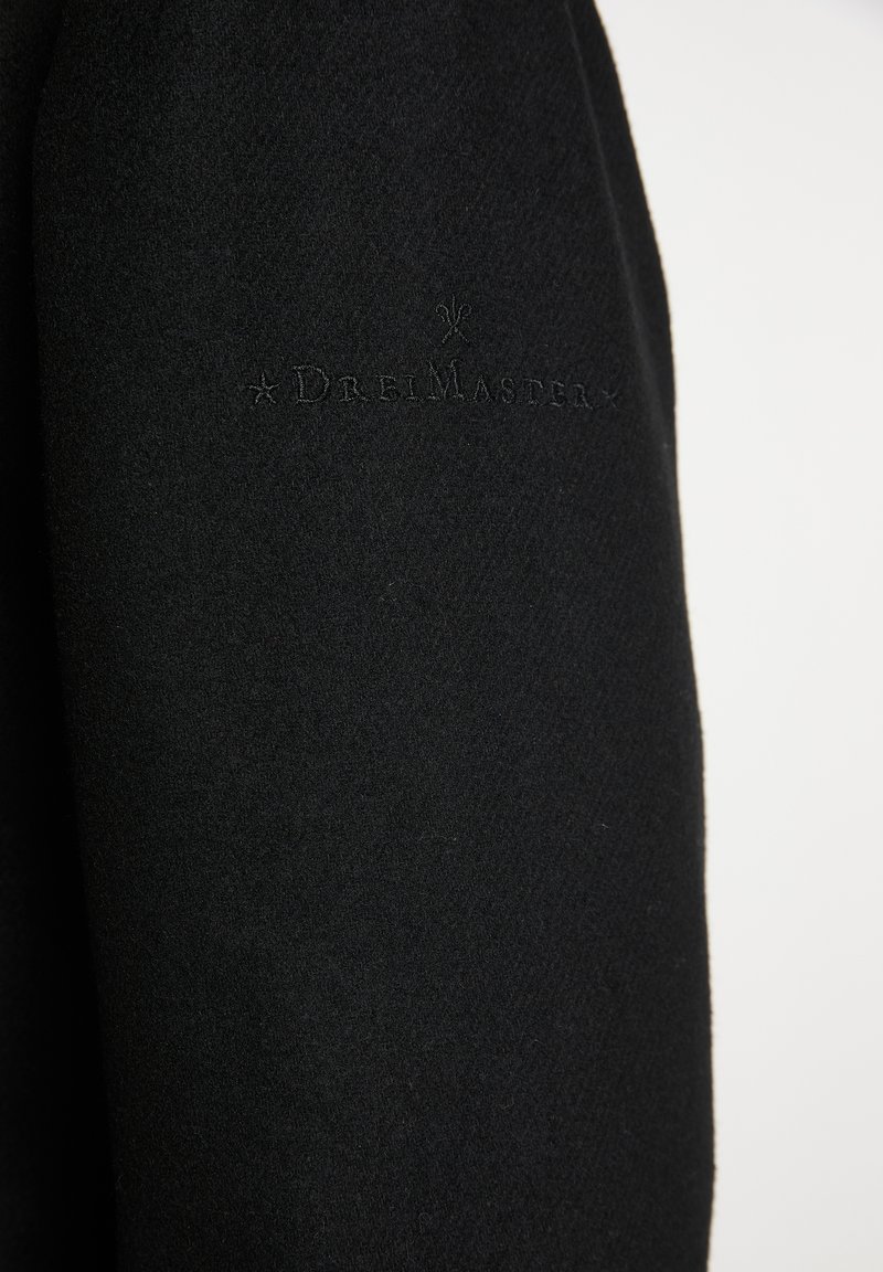 Herren Trenchcoats | DreiMaster DREIMASTER BARADELLO Klassischer Mantel schwarz - BD71210 Herren Trenchcoats | DreiMaster DREIMASTER BARADELLO Klassischer Mantel schwarz - BD71210