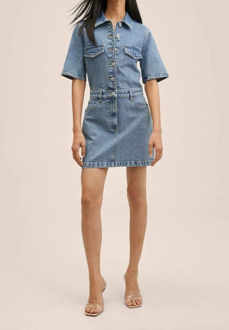 Mango Denim dress - blue